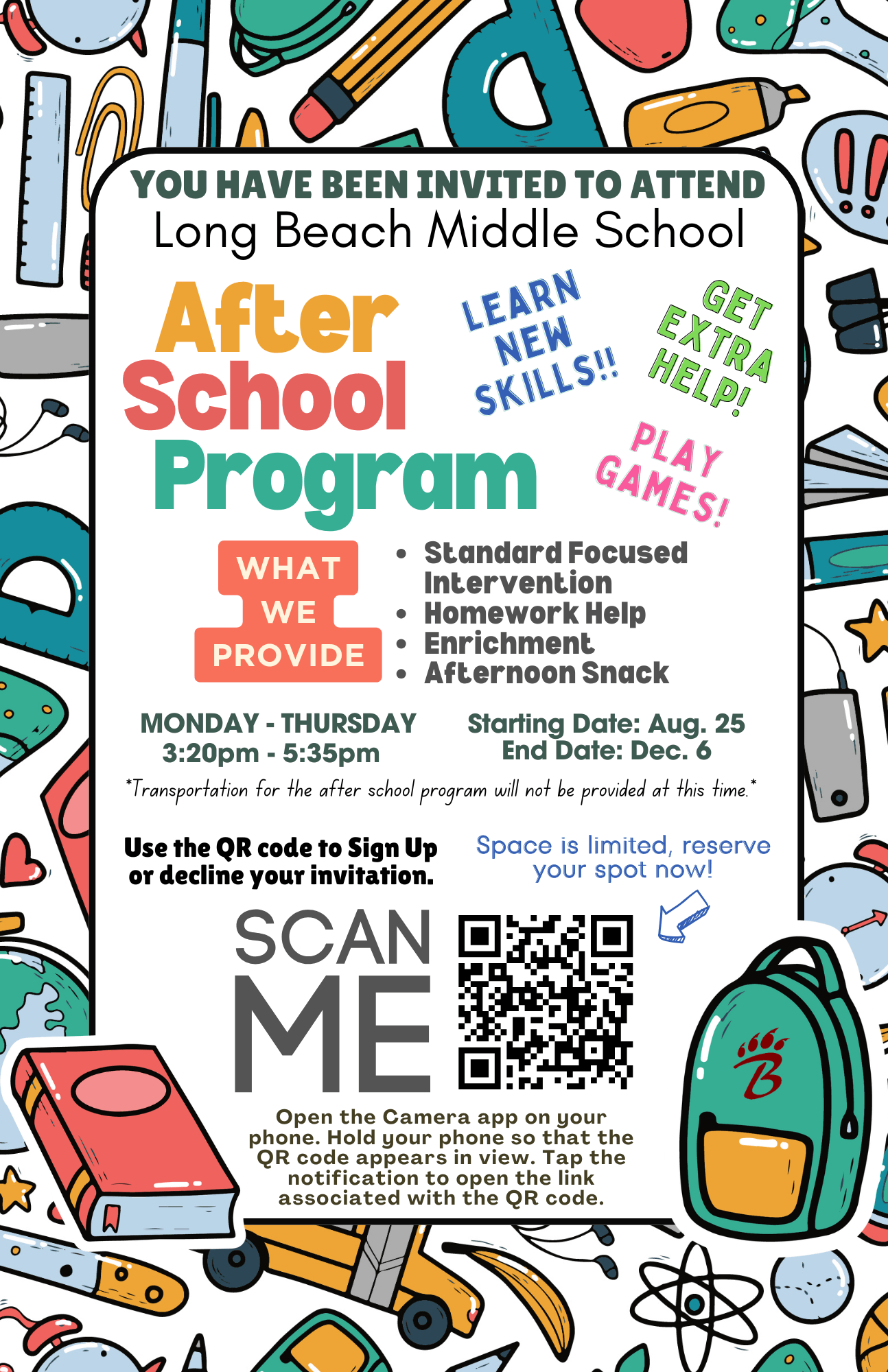 LBMS After School Program